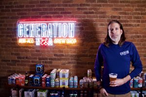 Generation NA carries Nonalcoholic beer, wine, seltzers and spirits.