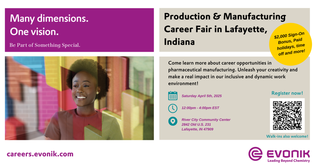 Evonik Job Fair April 5